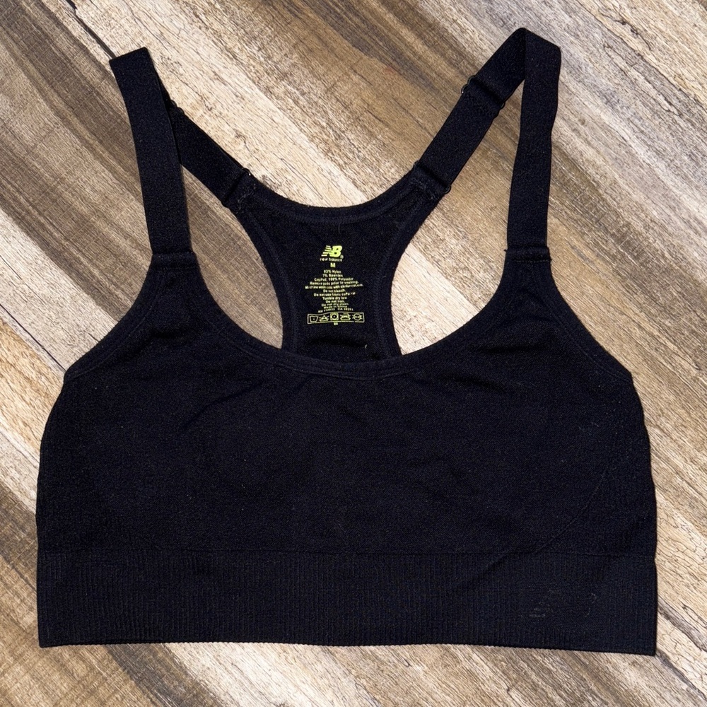 New Balance Black Sports Bra
